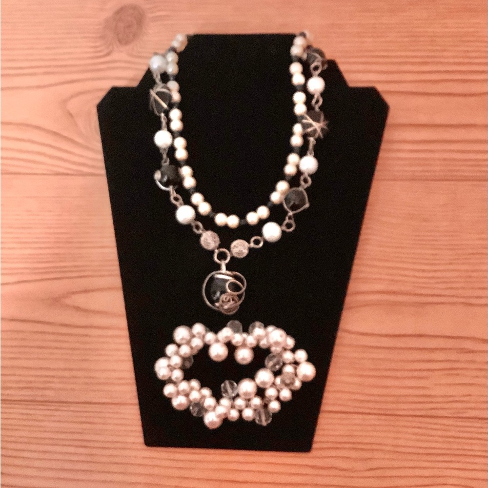 3pc Vintage & Artisan Necklace and Bracelet